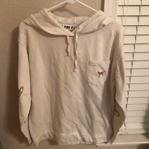 Victoria’s Secret PINK brand cream colored hoodie